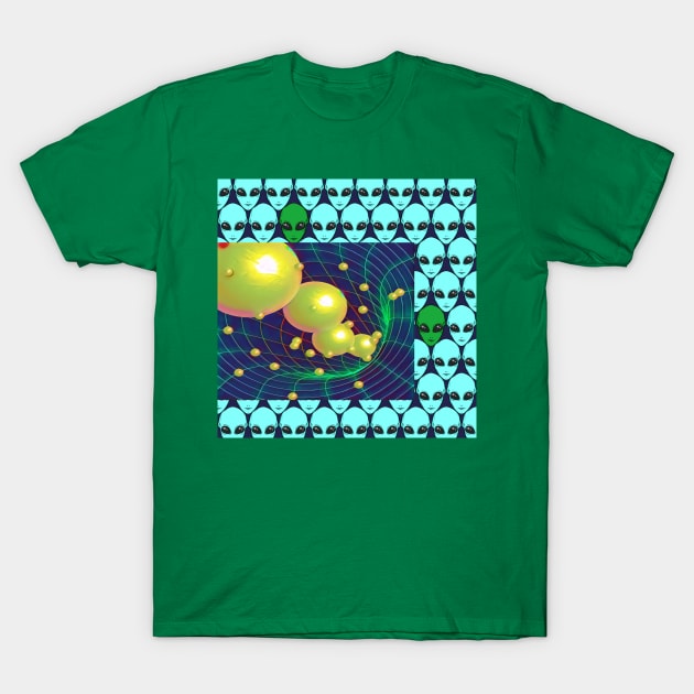 Alien Flag T-Shirt by Minxylynx4